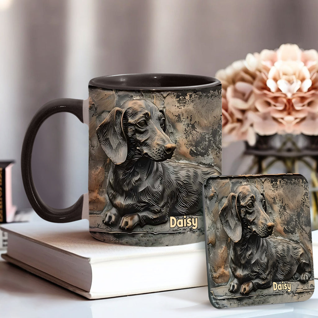 Mug personnalisé « J’adore les teckels »