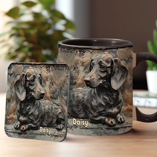 Personalisierte Tasse mit Dackelmotiv