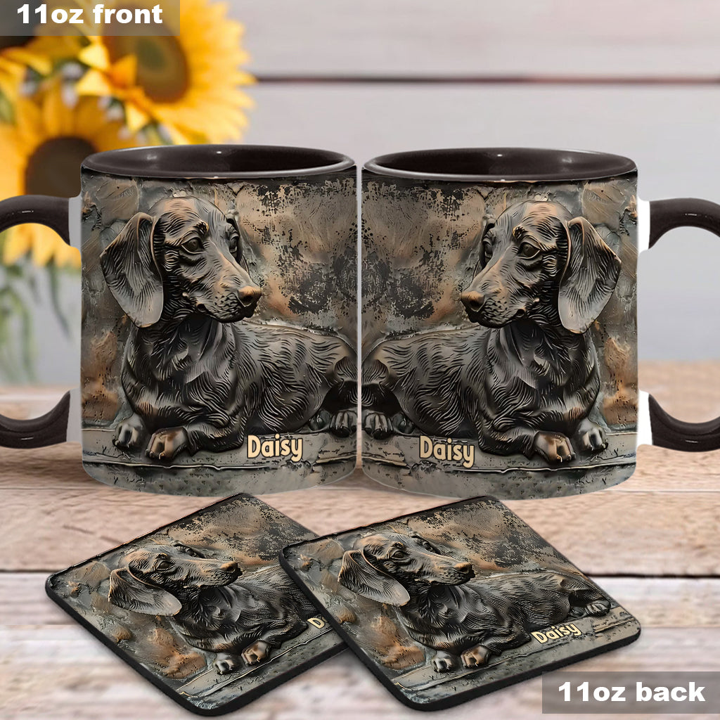 Mug personnalisé « J’adore les teckels »