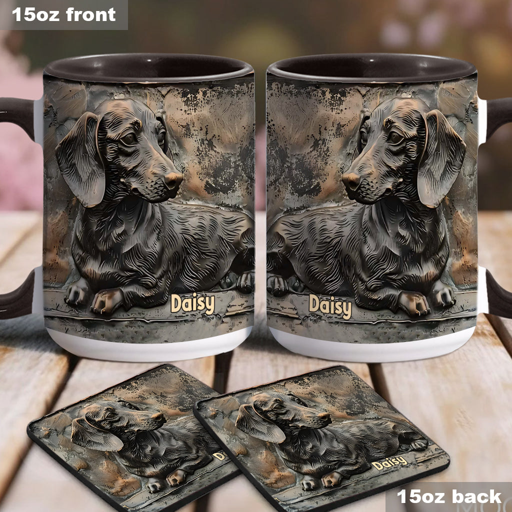 Mug personnalisé « J’adore les teckels »
