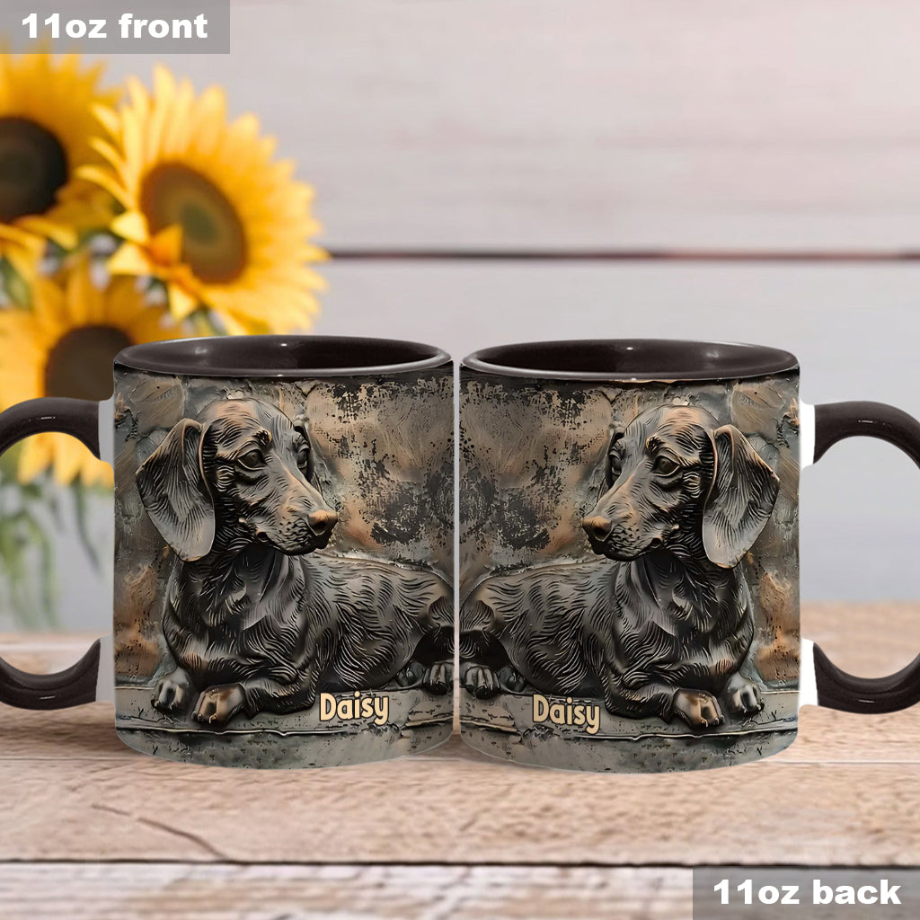 Mug personnalisé « J’adore les teckels »