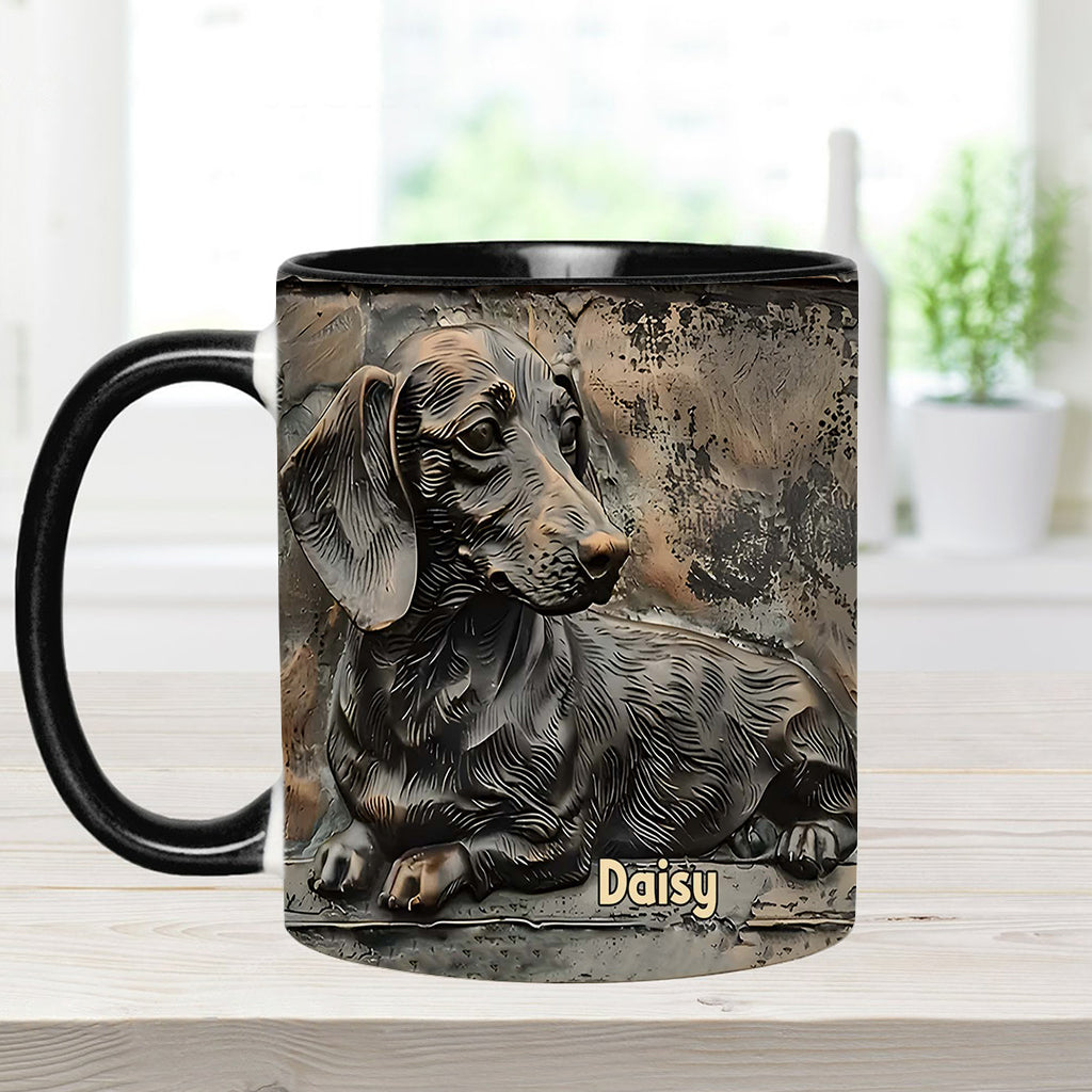 Mug personnalisé « J’adore les teckels »