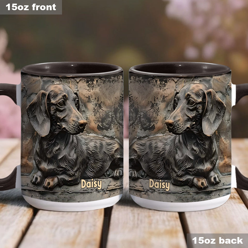 Mug personnalisé « J’adore les teckels »