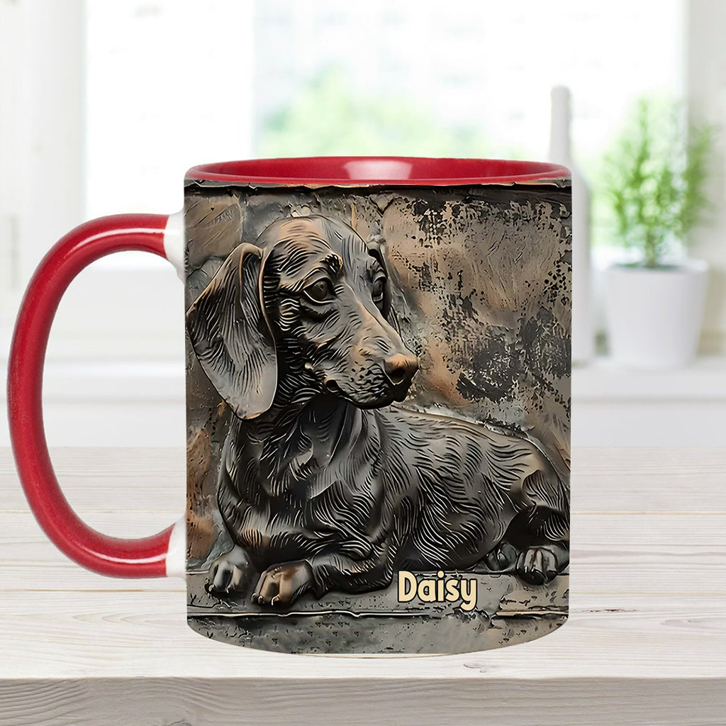 Mug personnalisé « J’adore les teckels »