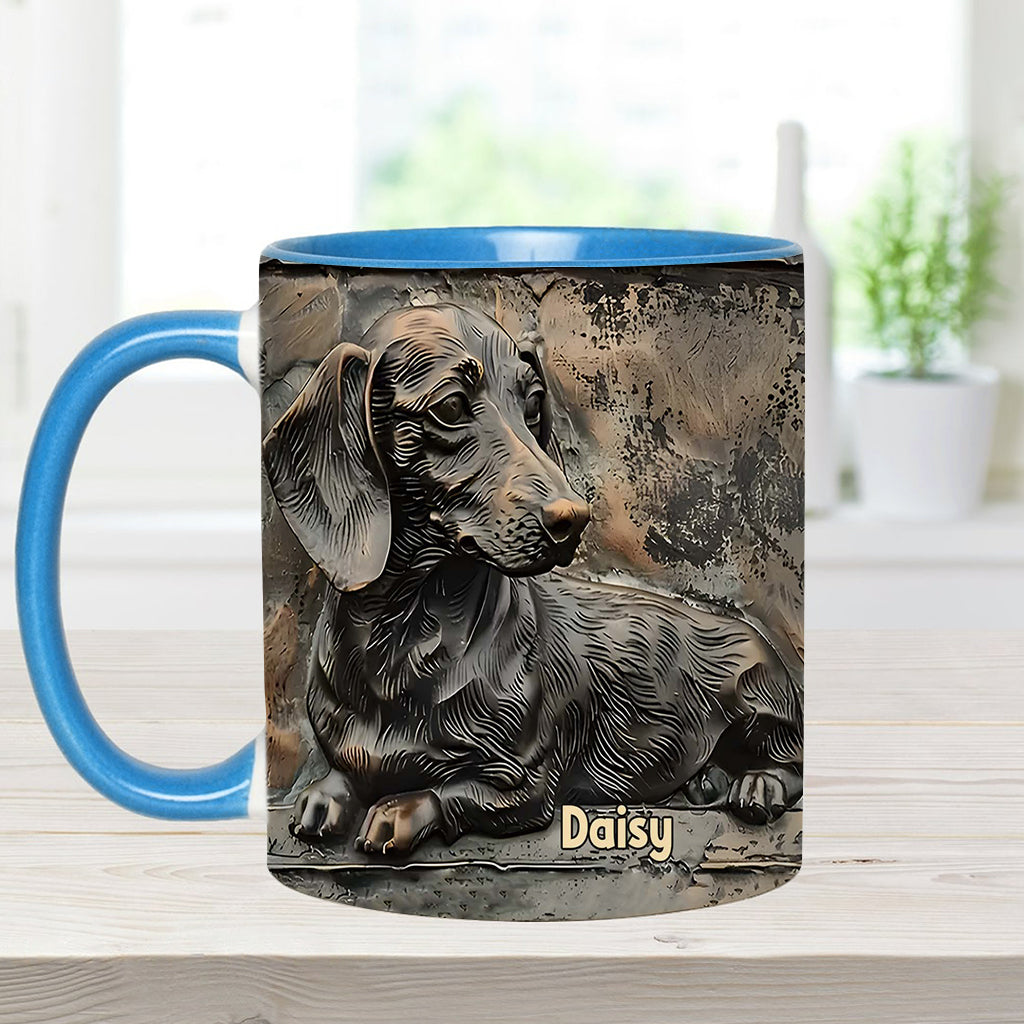 Mug personnalisé « J’adore les teckels »
