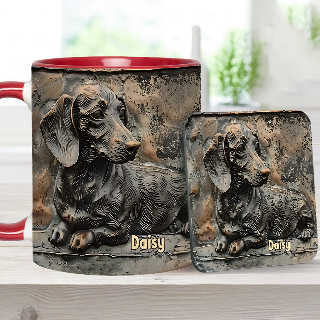 Mug personnalisé « J’adore les teckels »