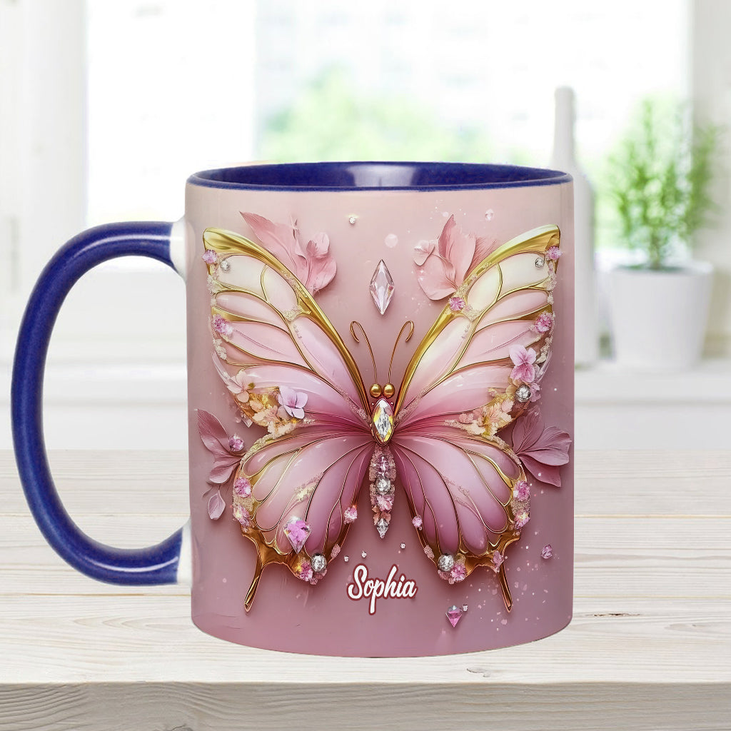 Mug personnalisé à motif papillon - Magnifique papillon
