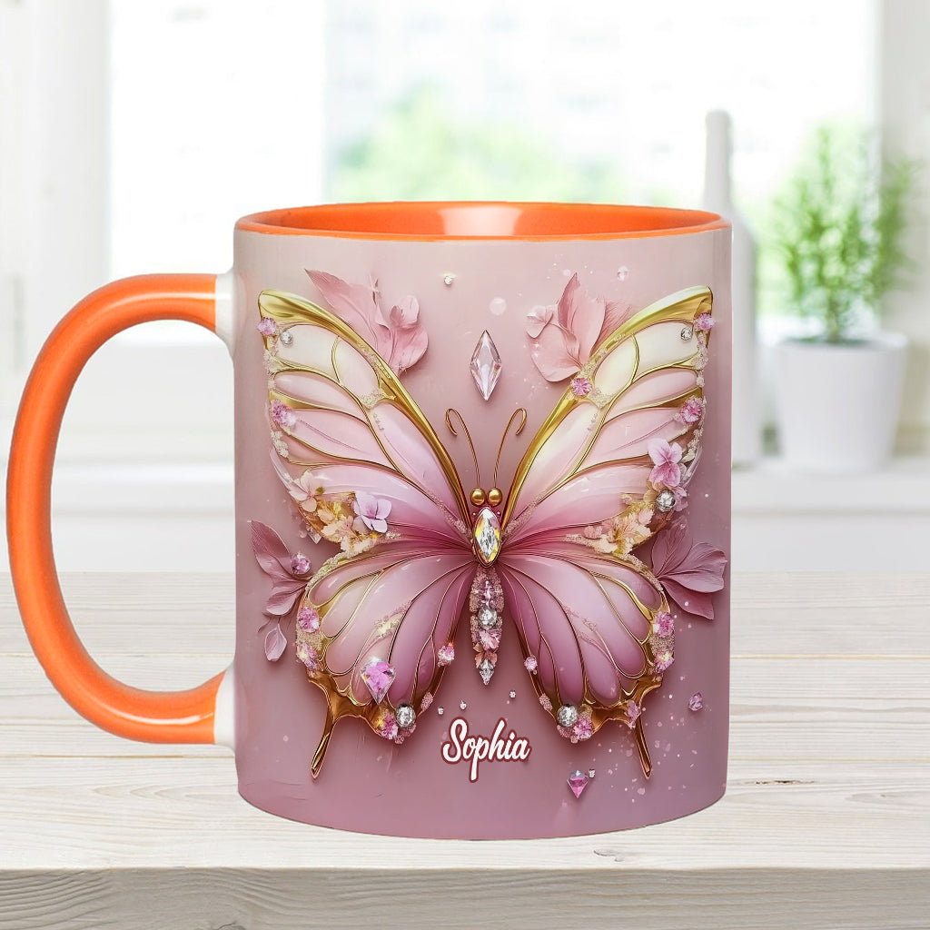 Mug personnalisé à motif papillon - Magnifique papillon