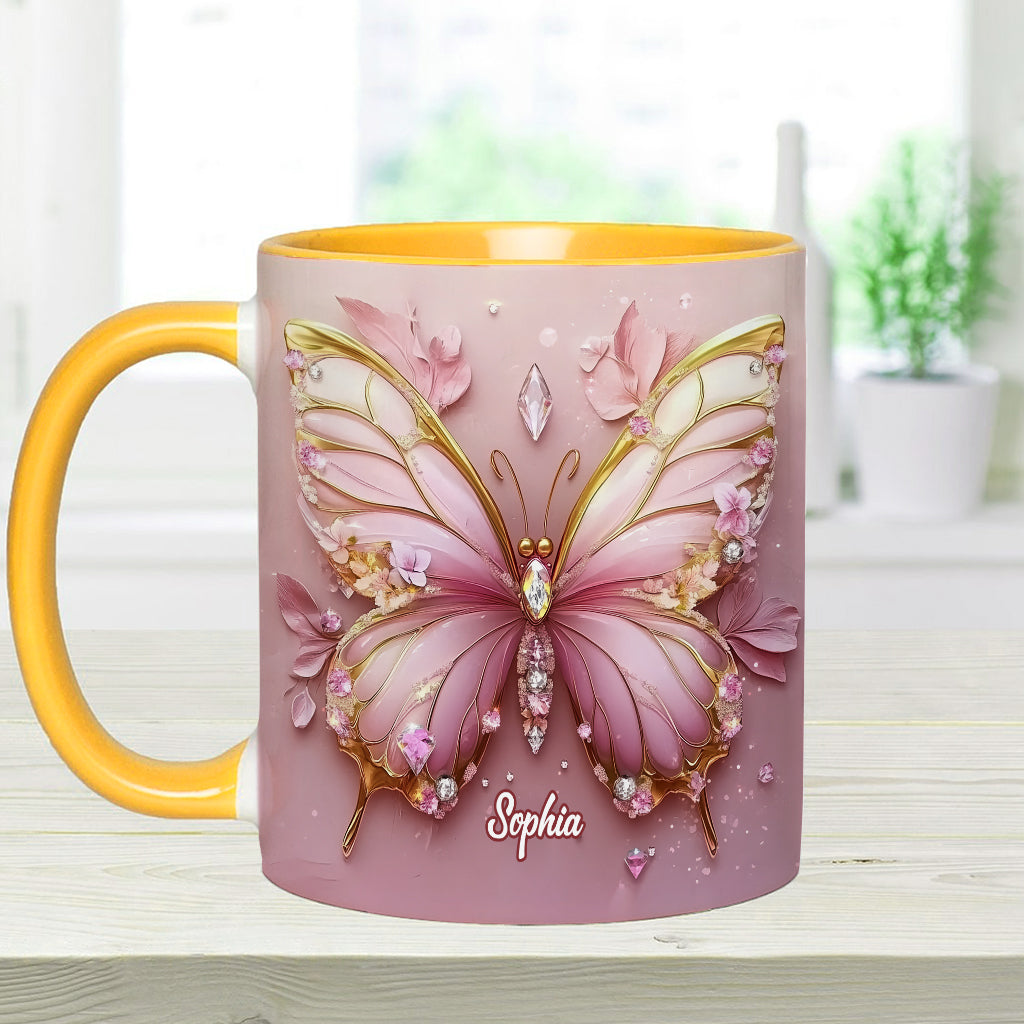 Mug personnalisé à motif papillon - Magnifique papillon