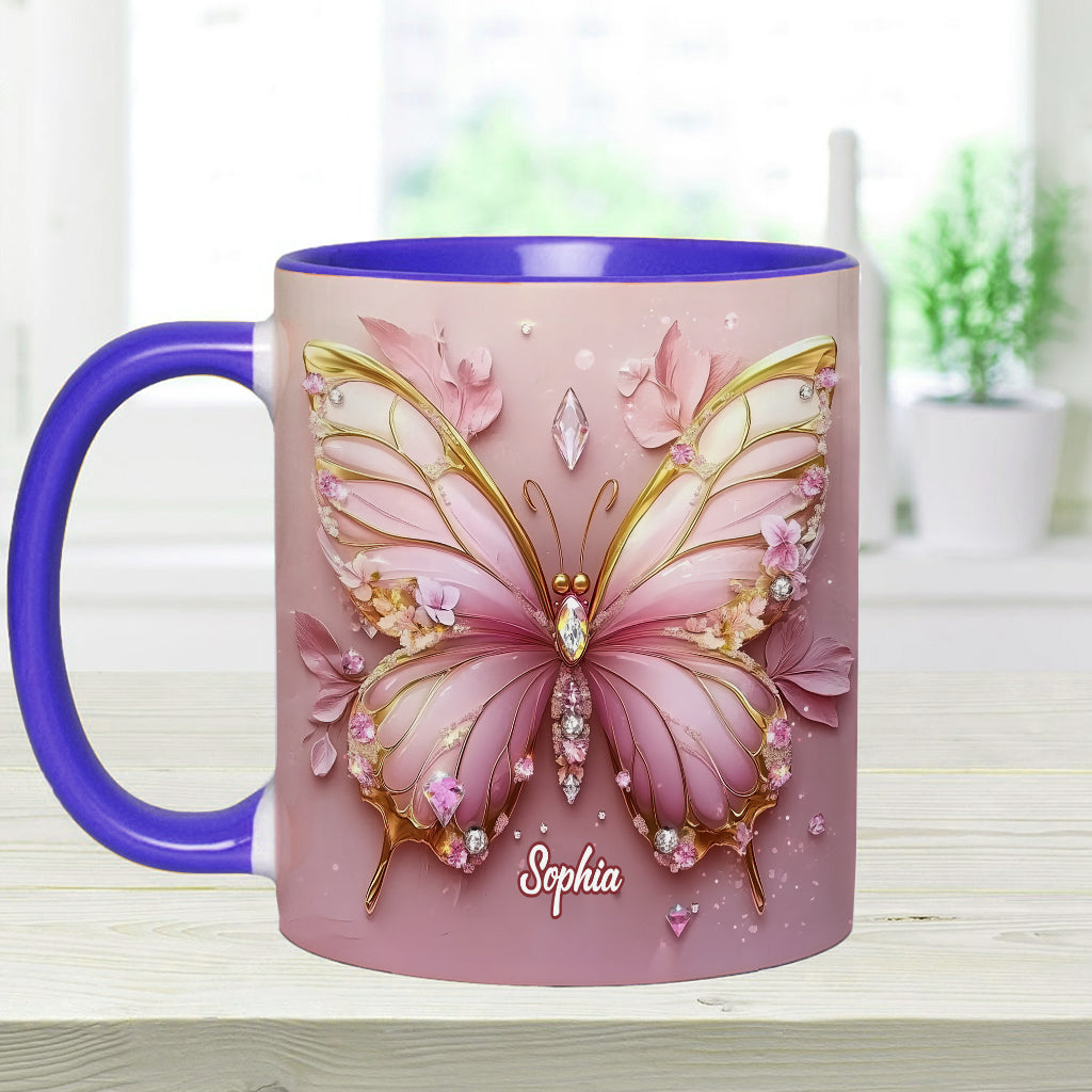 Mug personnalisé à motif papillon - Magnifique papillon