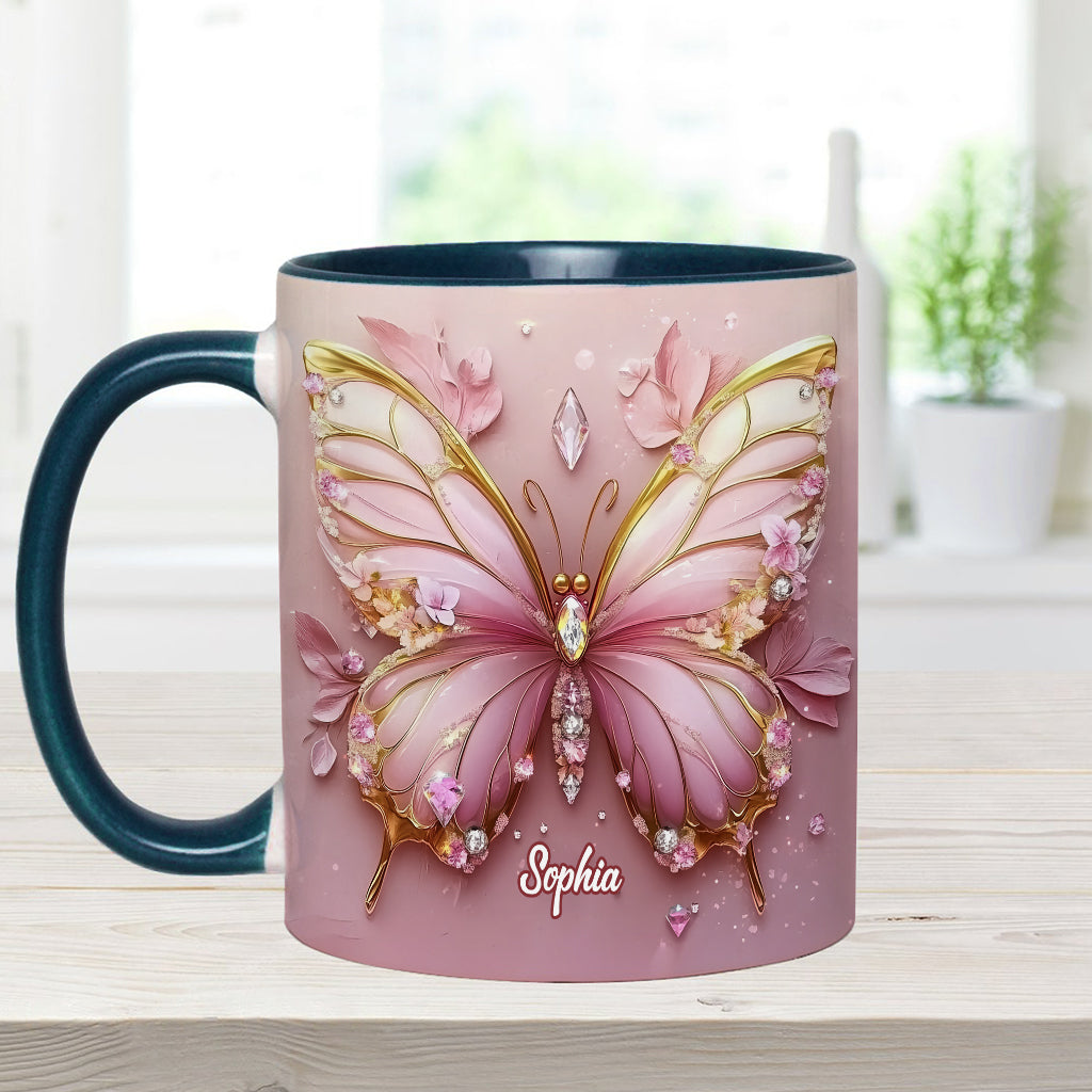 Mug personnalisé à motif papillon - Magnifique papillon