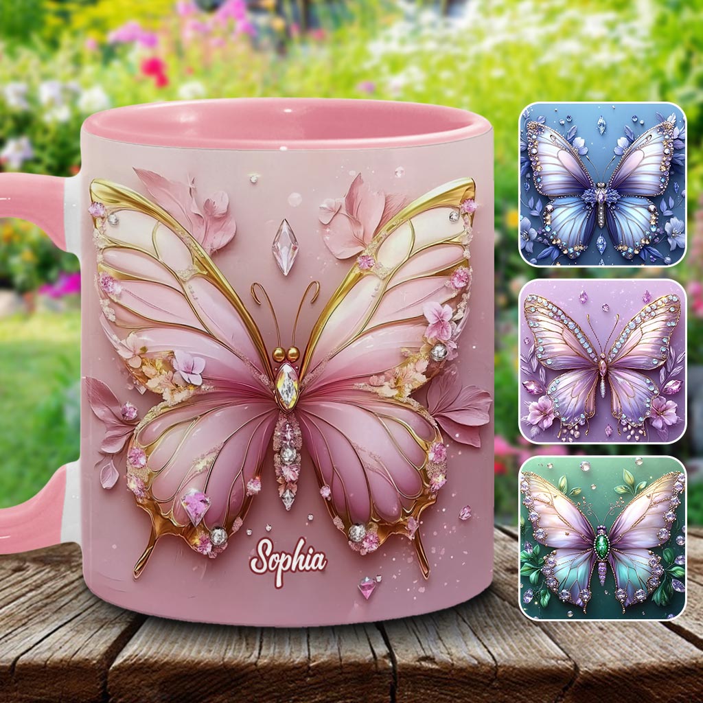 Mug personnalisé à motif papillon - Magnifique papillon