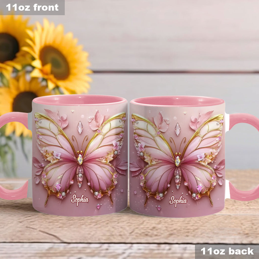 Mug personnalisé à motif papillon - Magnifique papillon