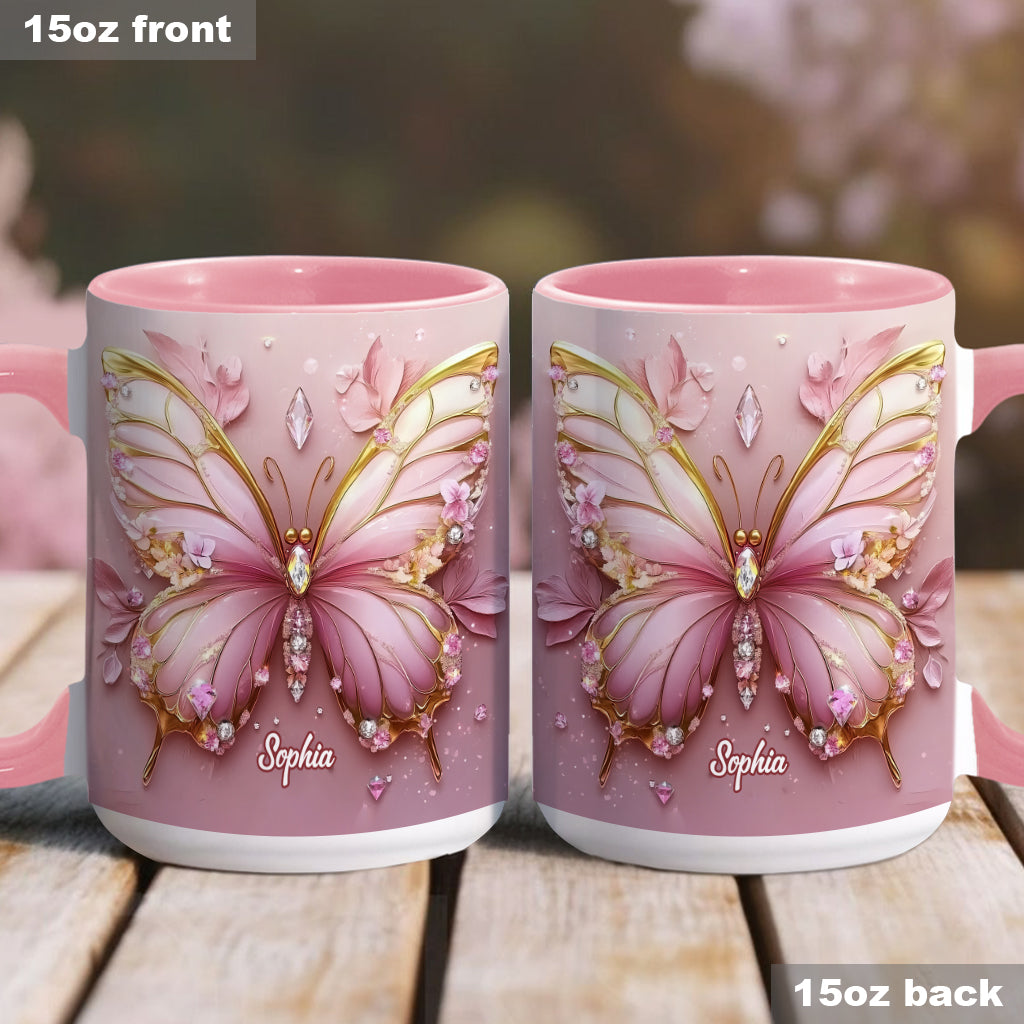 Mug personnalisé à motif papillon - Magnifique papillon
