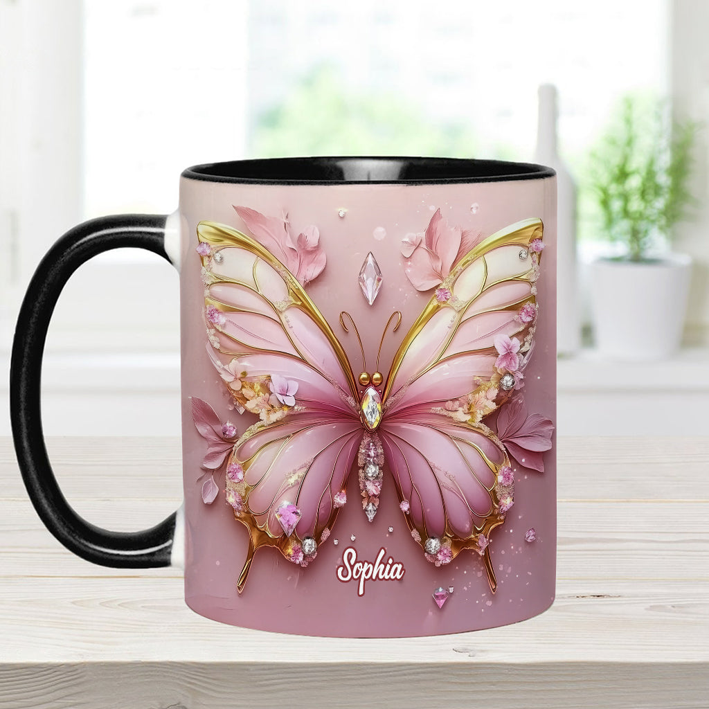 Mug personnalisé à motif papillon - Magnifique papillon