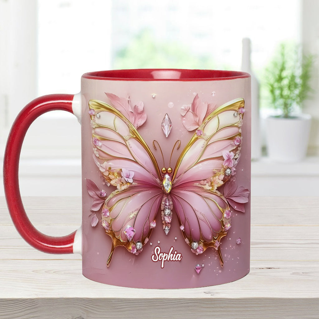 Mug personnalisé à motif papillon - Magnifique papillon