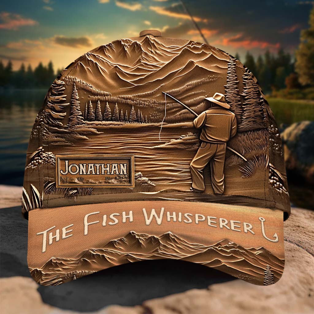 Der Fischflüsterer – Personalisierte Angel-Klassiker-Kappe