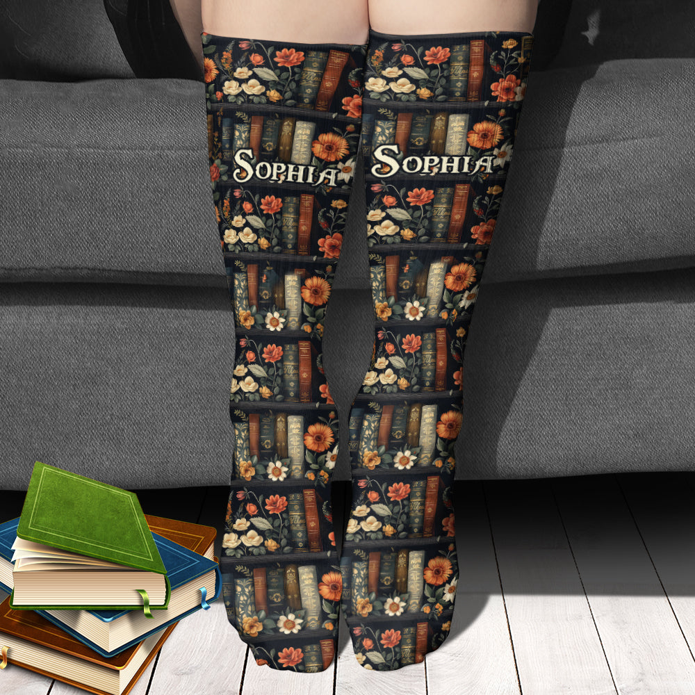 Ja, ich brauche all diese Bücher – personalisierte Buchsocken