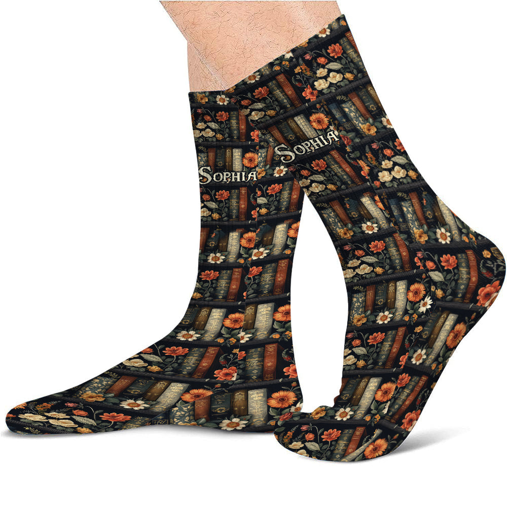 Ja, ich brauche all diese Bücher – personalisierte Buchsocken