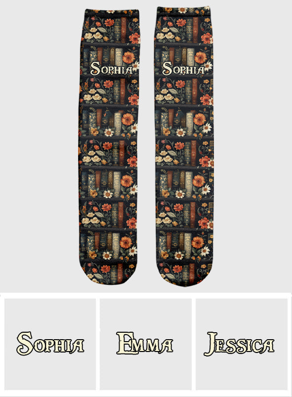 Ja, ich brauche all diese Bücher – personalisierte Buchsocken