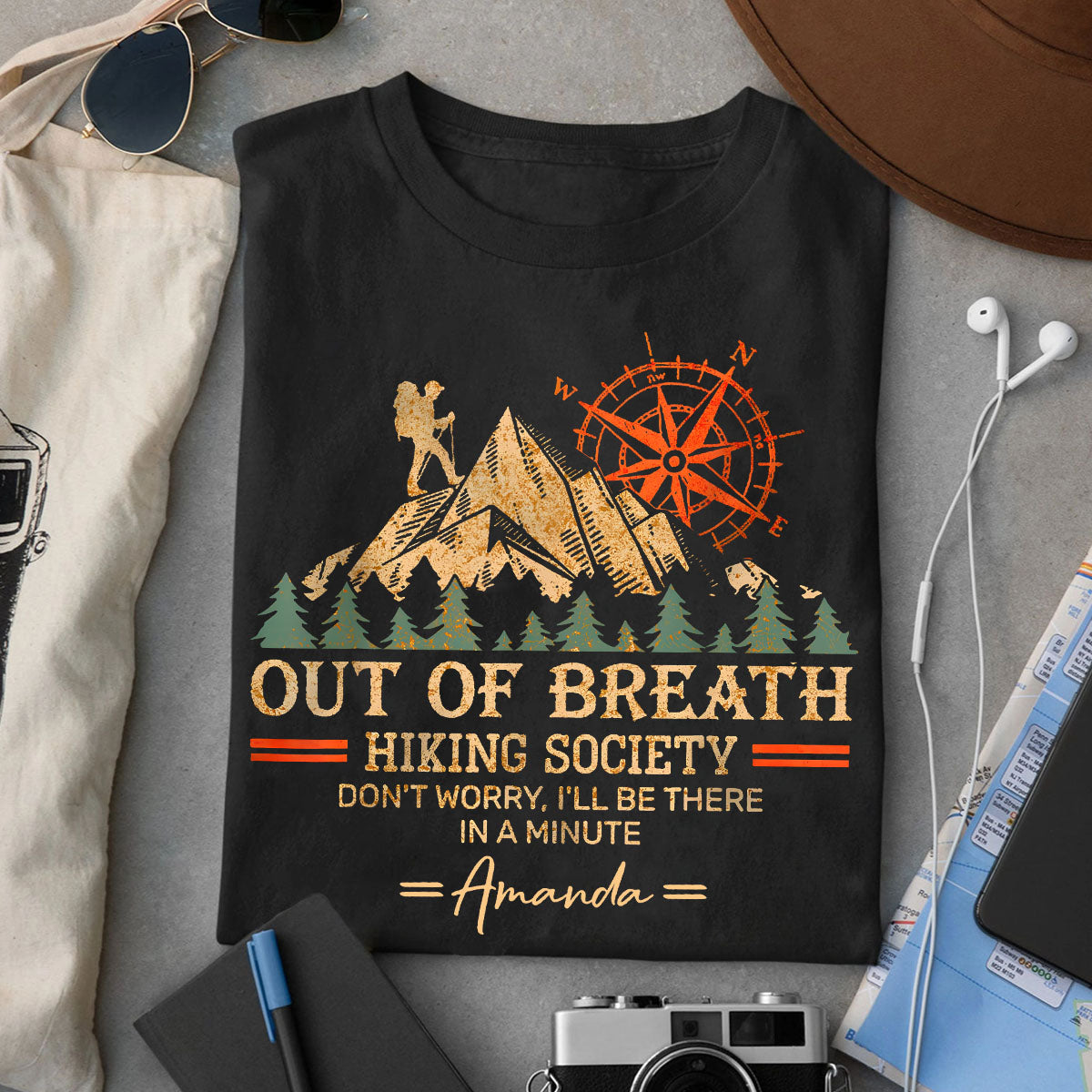 Hiking Society – Personalisierte Wander-T-Shirts und Hoodies