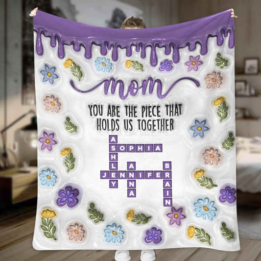 Best Mom Ever - Personalized Mother Blanket