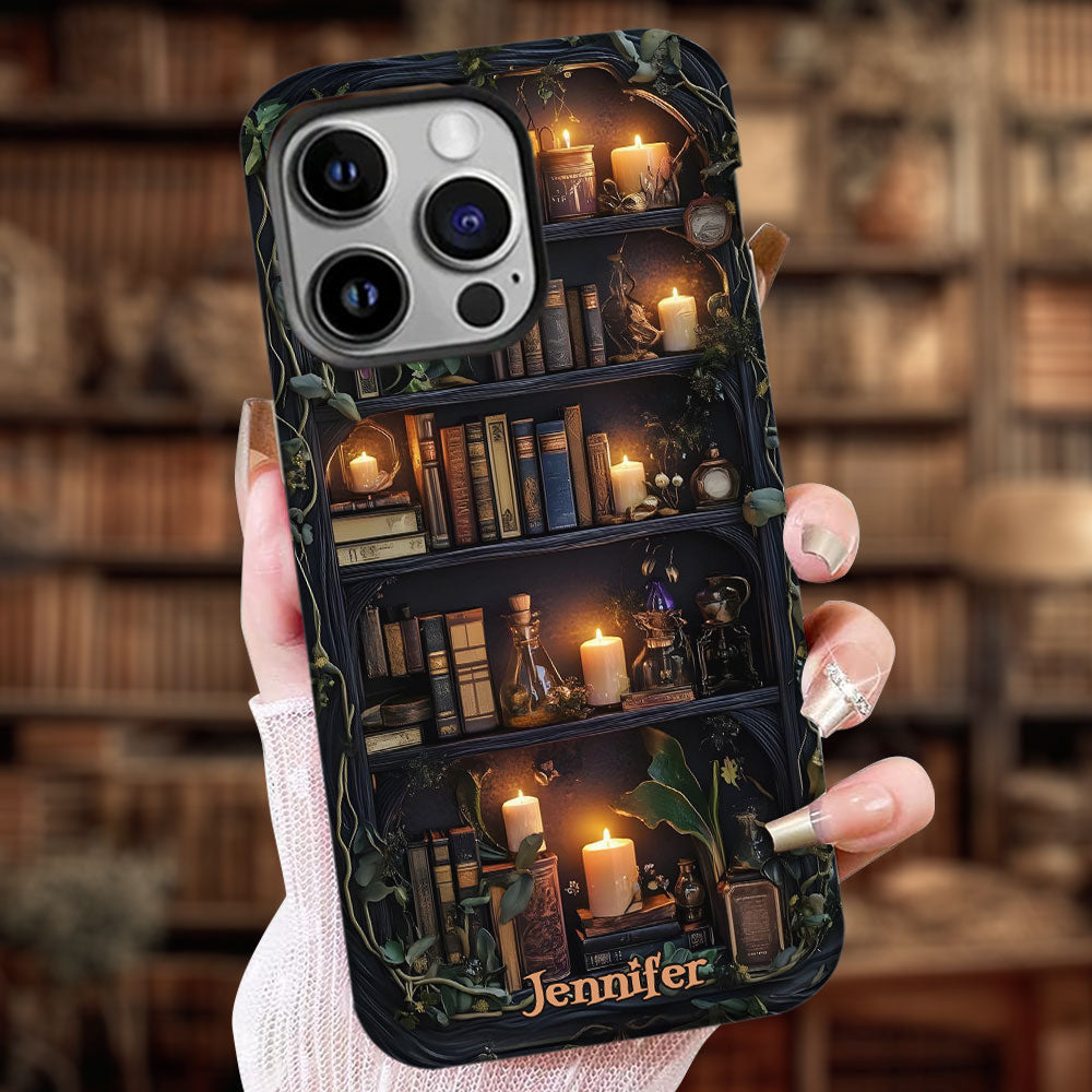 Bookself - Étui de téléphone personnalisé avec livre imprimé intégralement