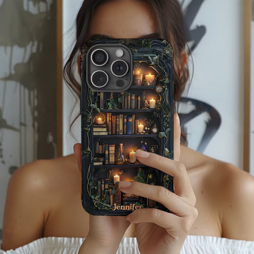 Bookself - Étui de téléphone personnalisé avec livre imprimé intégralement