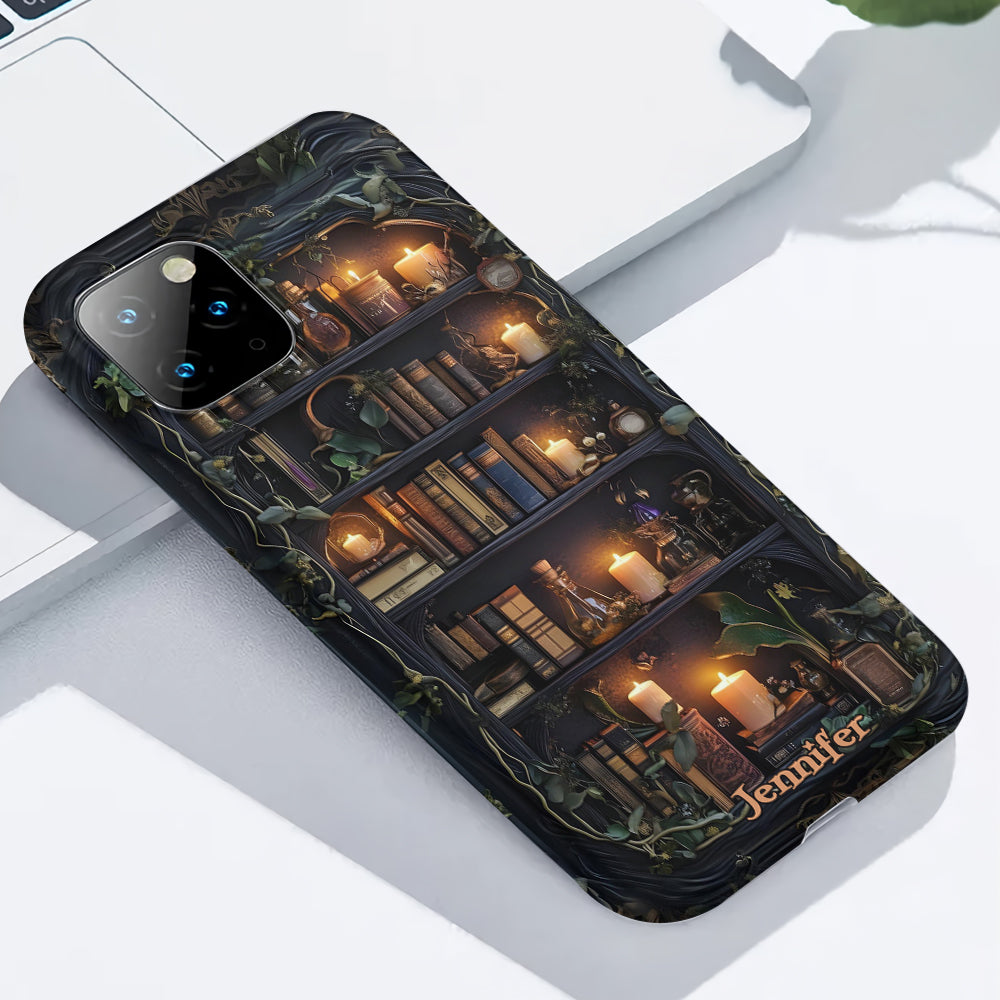 Bookself - Étui de téléphone personnalisé avec livre imprimé intégralement