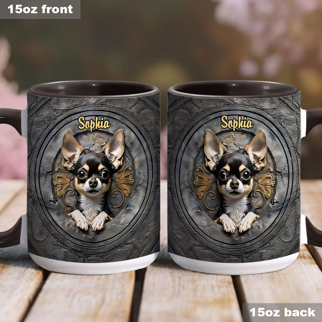 Niedlicher Chihuahua - Personalisierte Tasse mit Chihuahua-Motiv