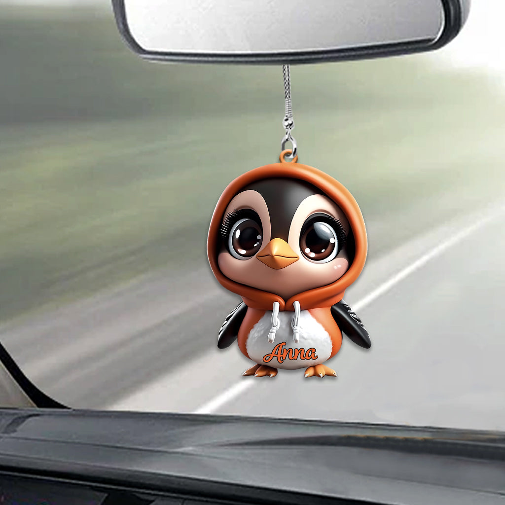 Pingouin mignon - Ornement de voiture personnalisé