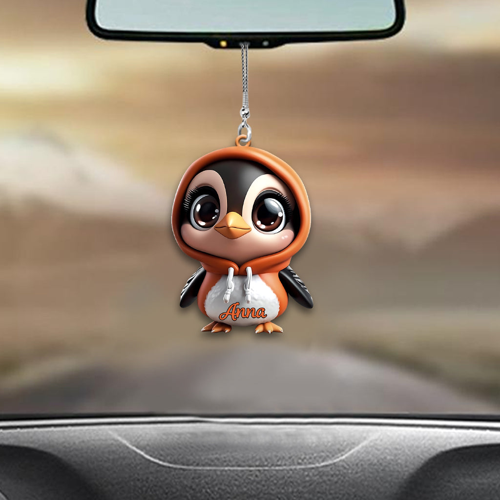 Pingouin mignon - Ornement de voiture personnalisé