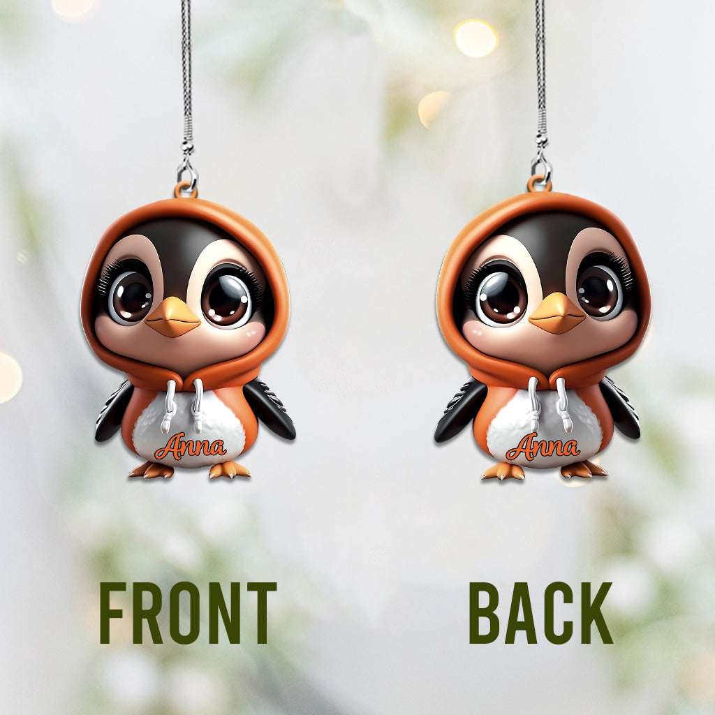 Pingouin mignon - Ornement de voiture personnalisé