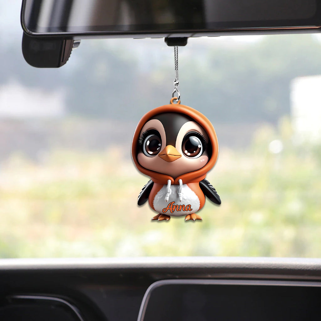 Pingouin mignon - Ornement de voiture personnalisé