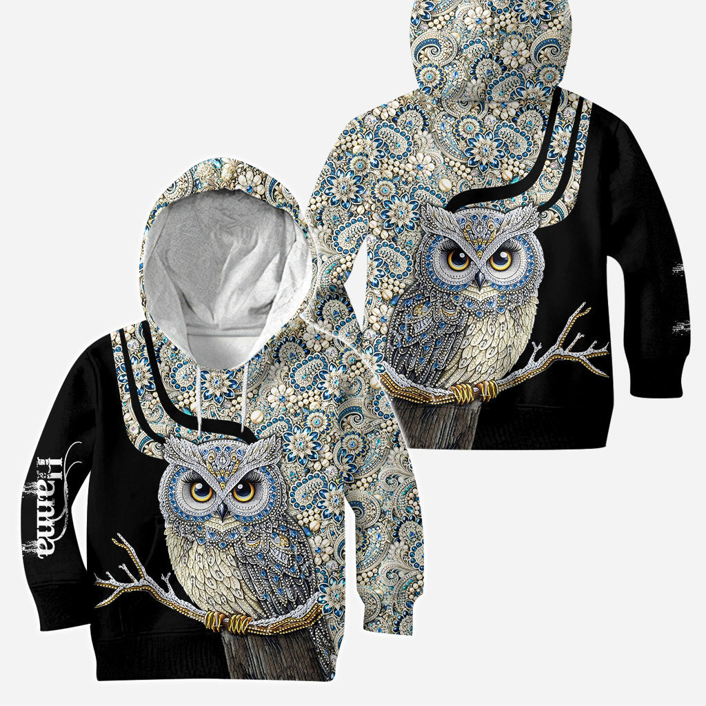Beautiful Owl - Personalized Owl Hoodie and Leggings