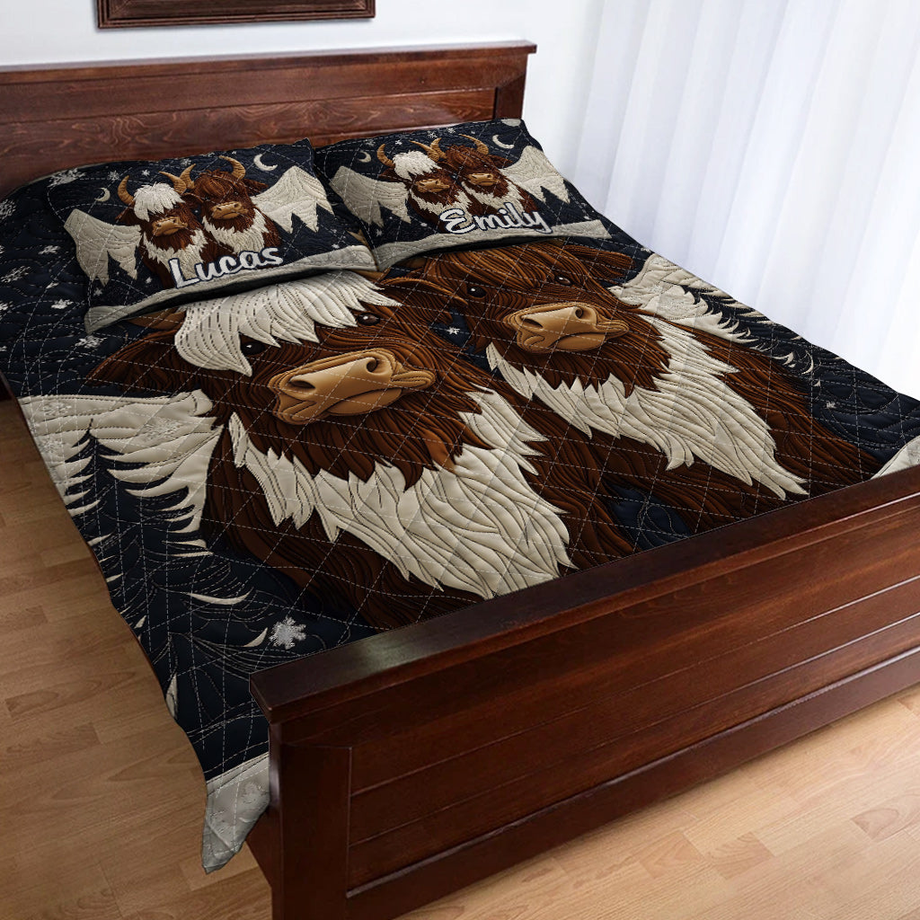„Du und ich, wir schaffen das“ – personalisiertes Quilt-Set