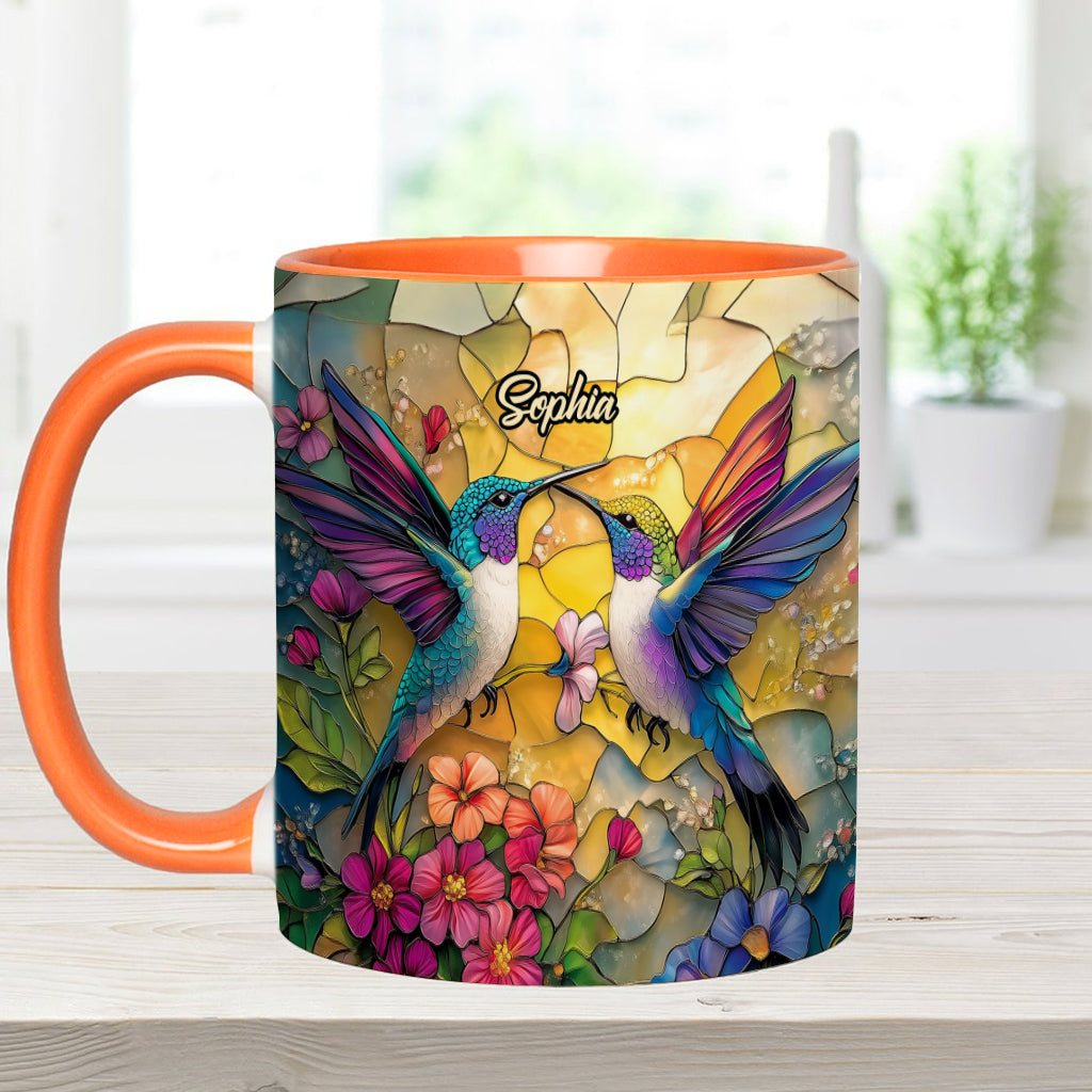 Wunderschöner Kolibri – Personalisierte Tasse mit Kolibri-Motiv