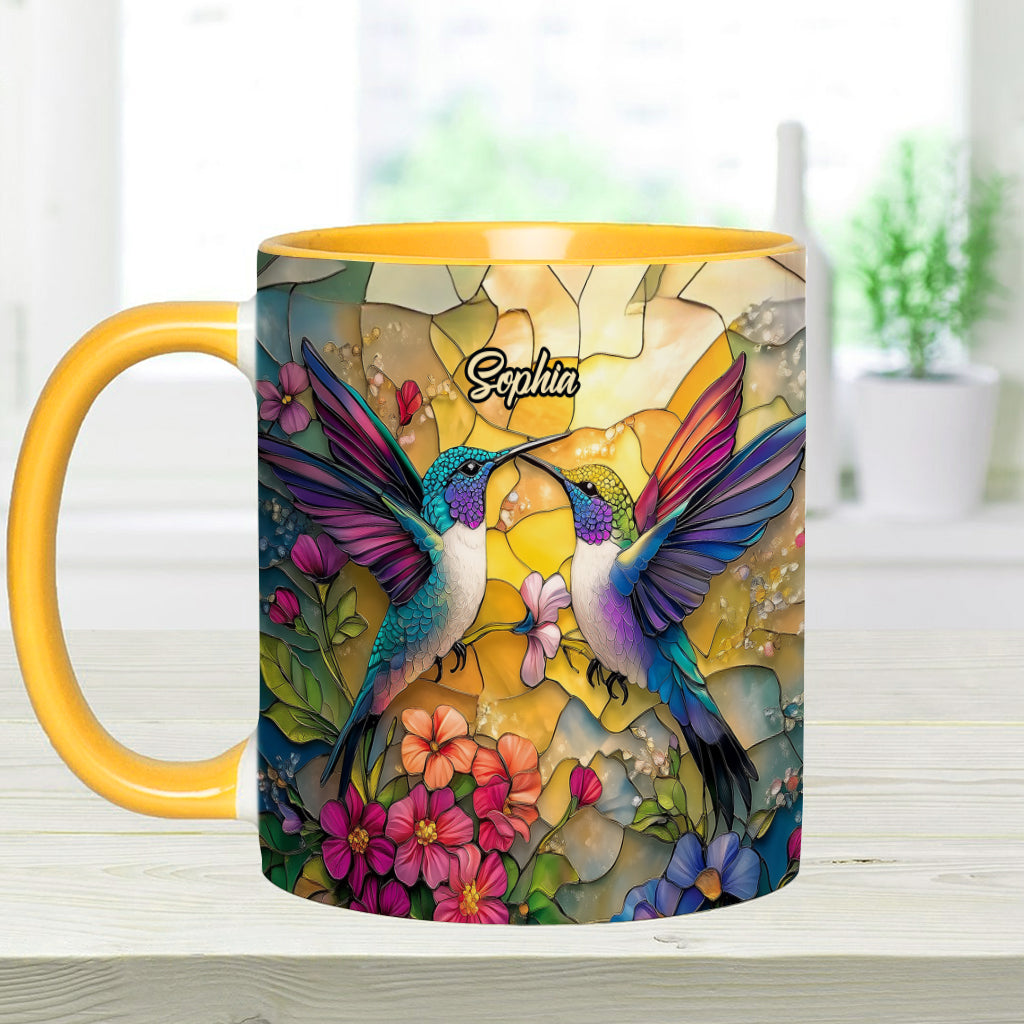 Wunderschöner Kolibri – Personalisierte Tasse mit Kolibri-Motiv