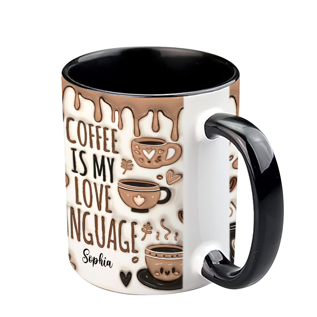 Kaffee ist meine Liebessprache – Personalisierte Kaffeetasse