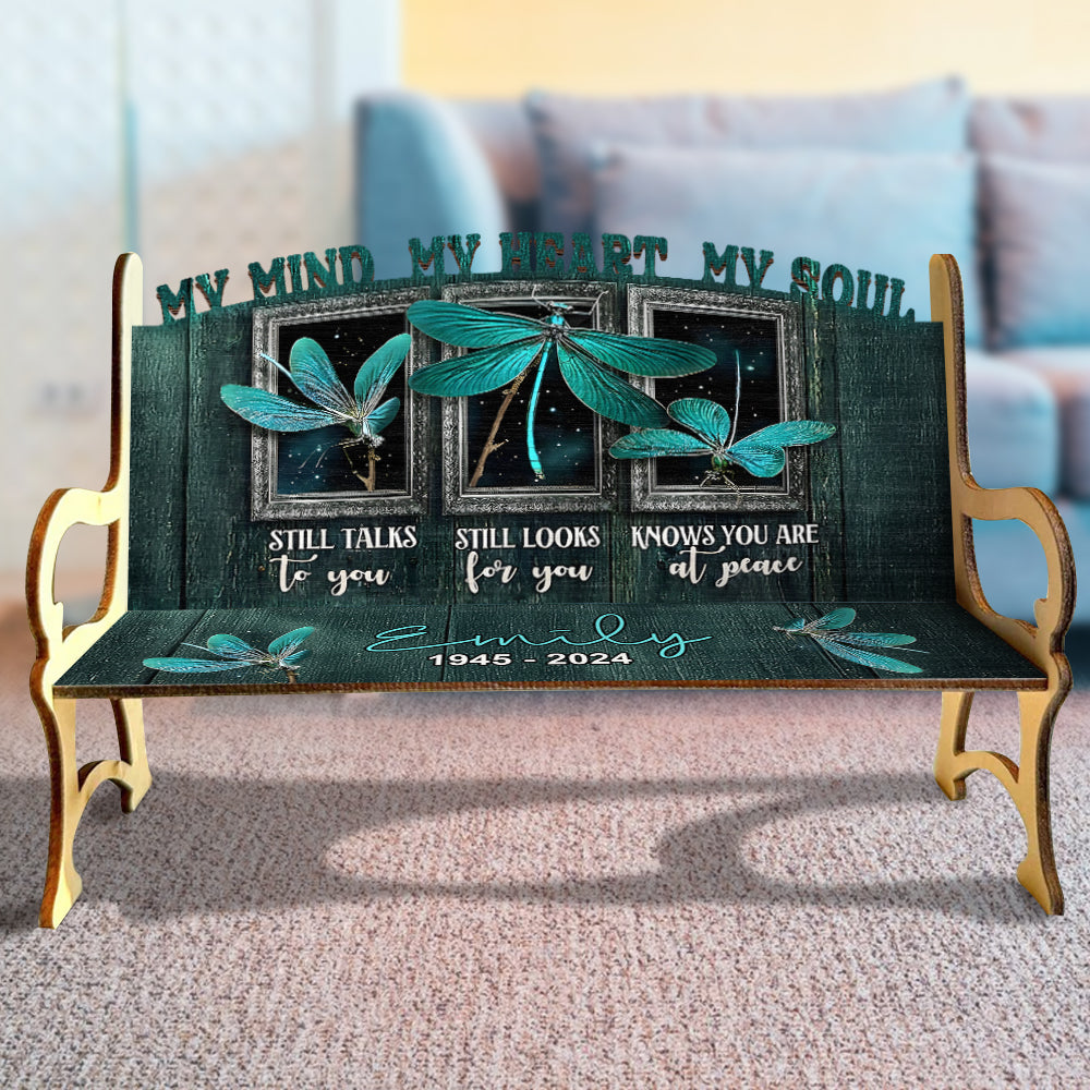 My Heart Still Looks For You - Personalized Memorial Wooden Bench