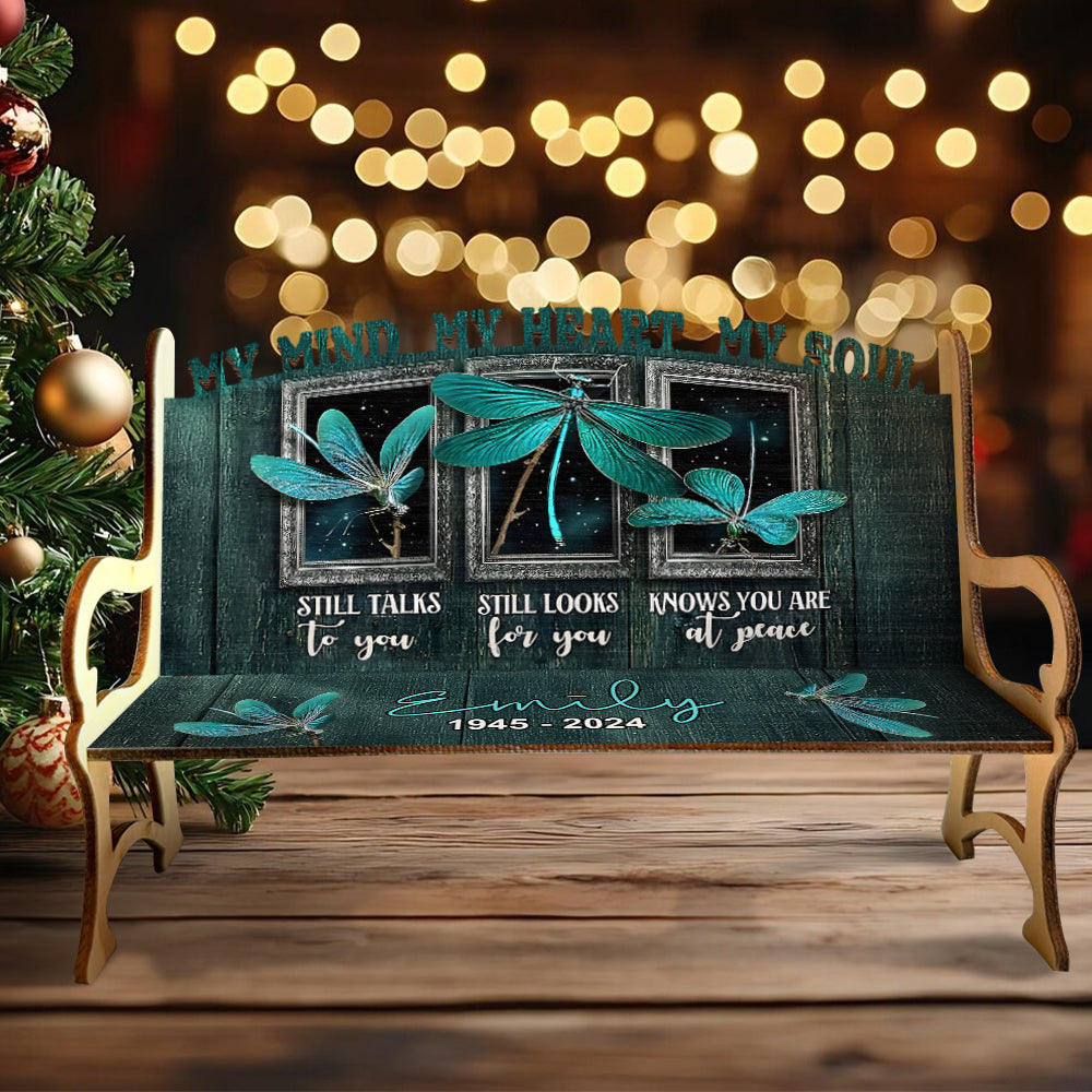 My Heart Still Looks For You - Personalized Memorial Wooden Bench