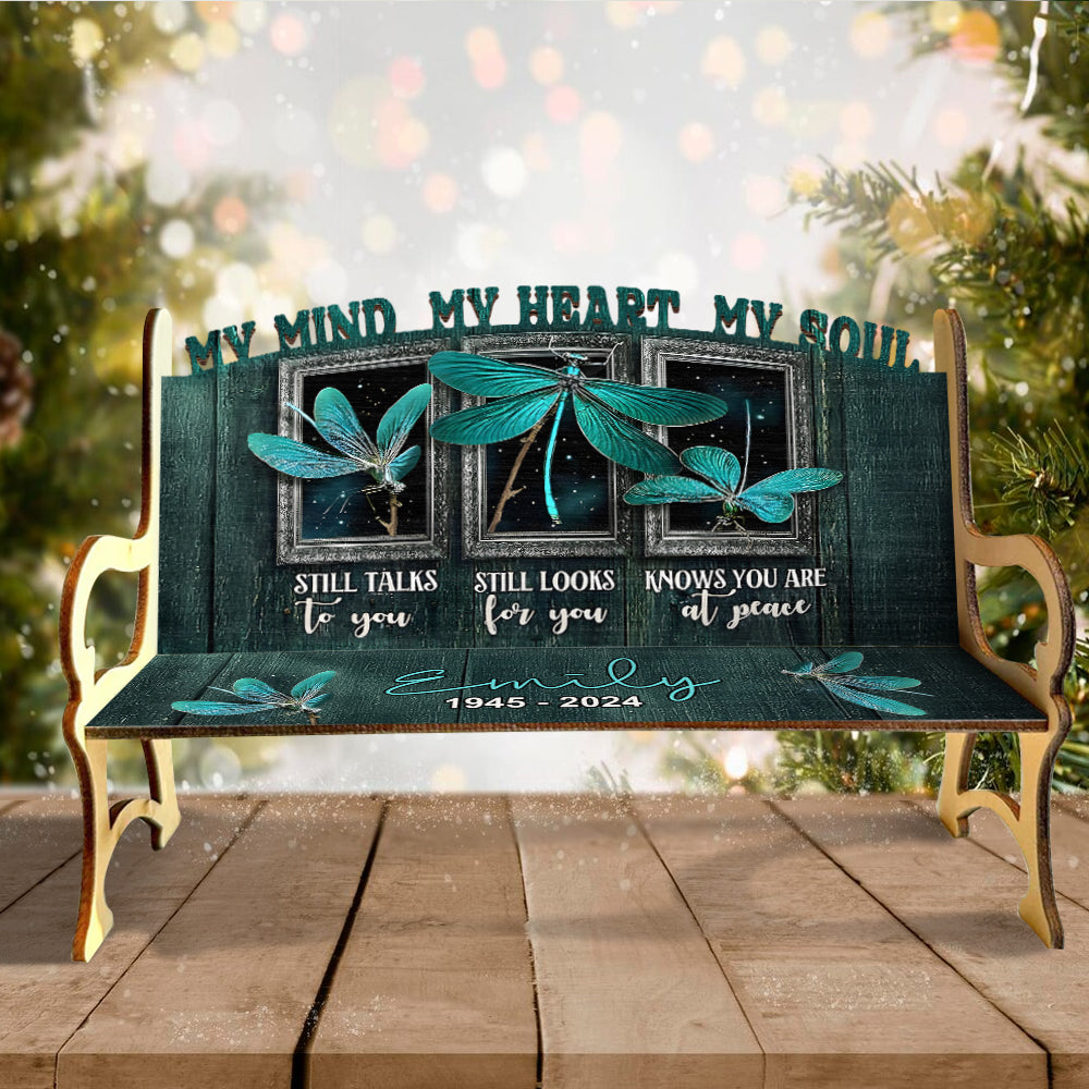 My Heart Still Looks For You - Personalized Memorial Wooden Bench