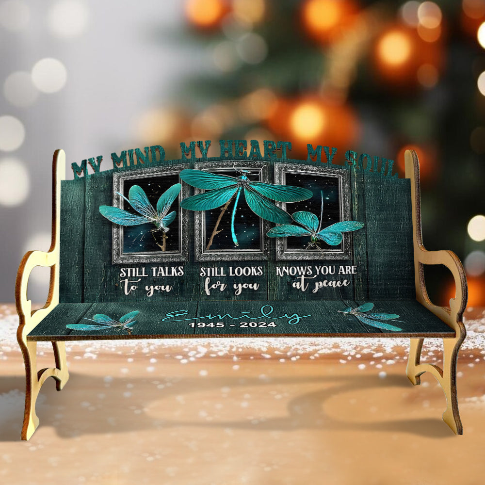 My Heart Still Looks For You - Personalized Memorial Wooden Bench