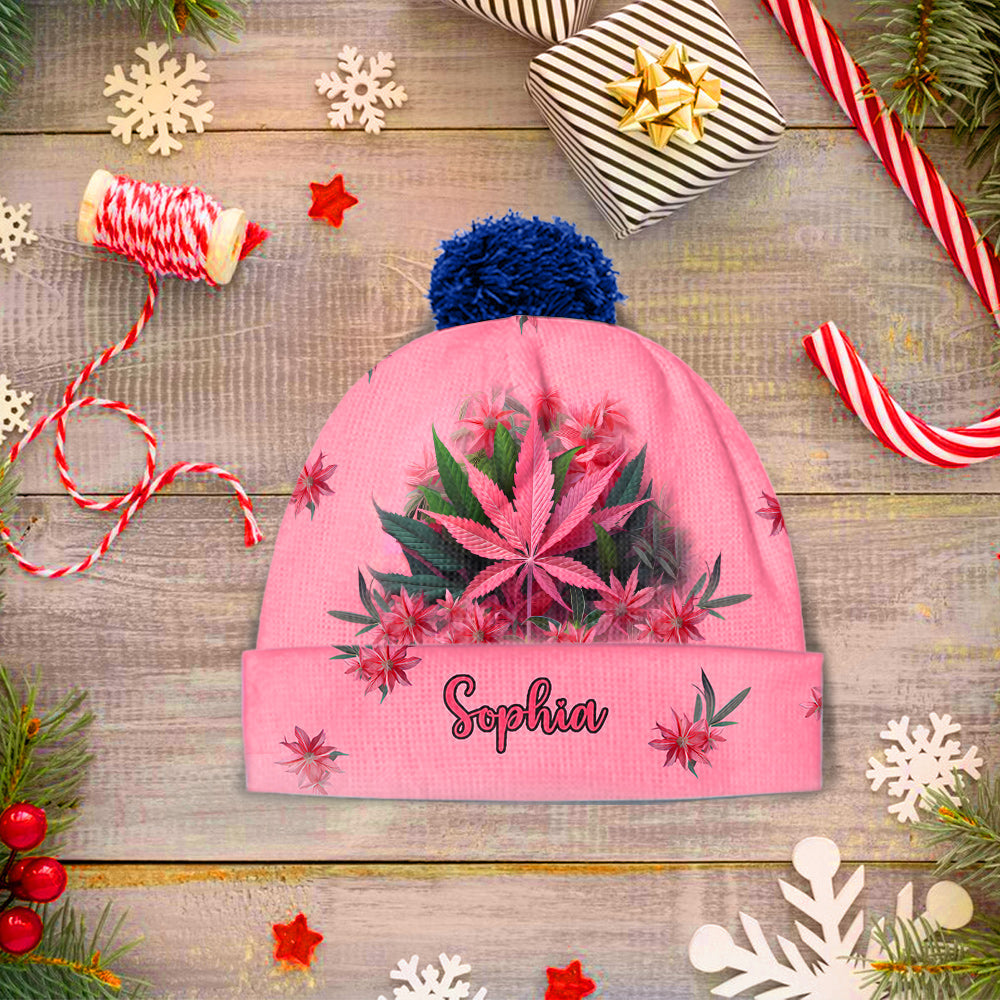 Pink Stoner - Personalisierte Weed-Mütze