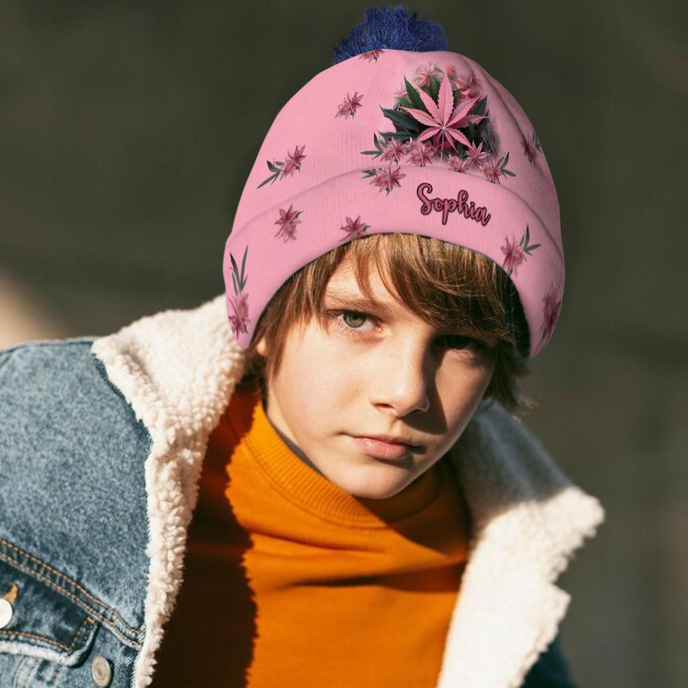 Pink Stoner - Personalisierte Weed-Mütze
