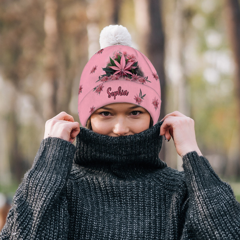 Pink Stoner - Personalisierte Weed-Mütze