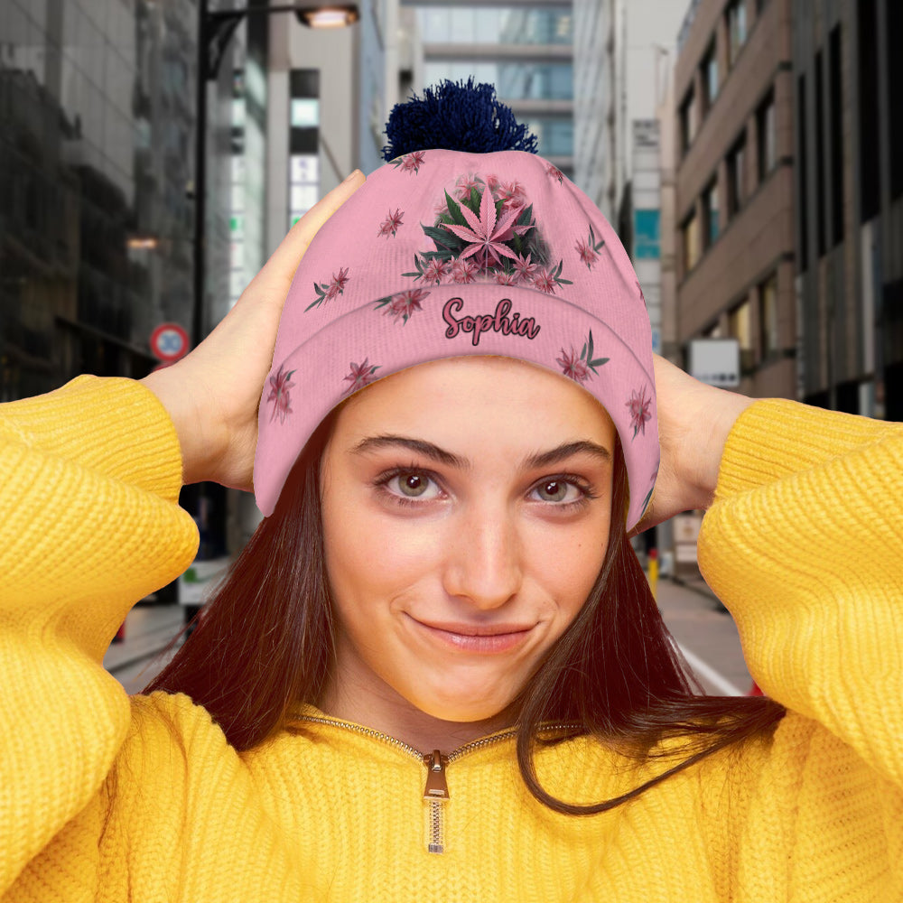 Pink Stoner - Personalisierte Weed-Mütze