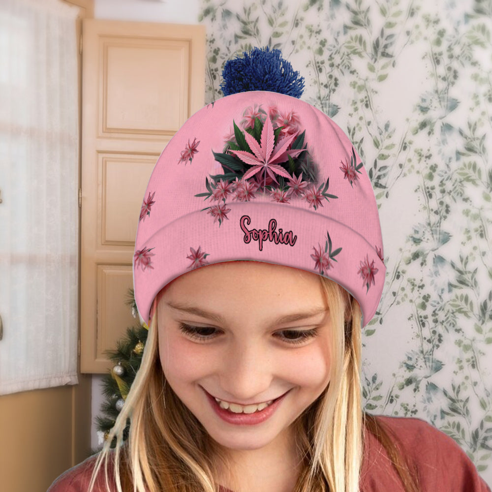 Pink Stoner - Personalisierte Weed-Mütze