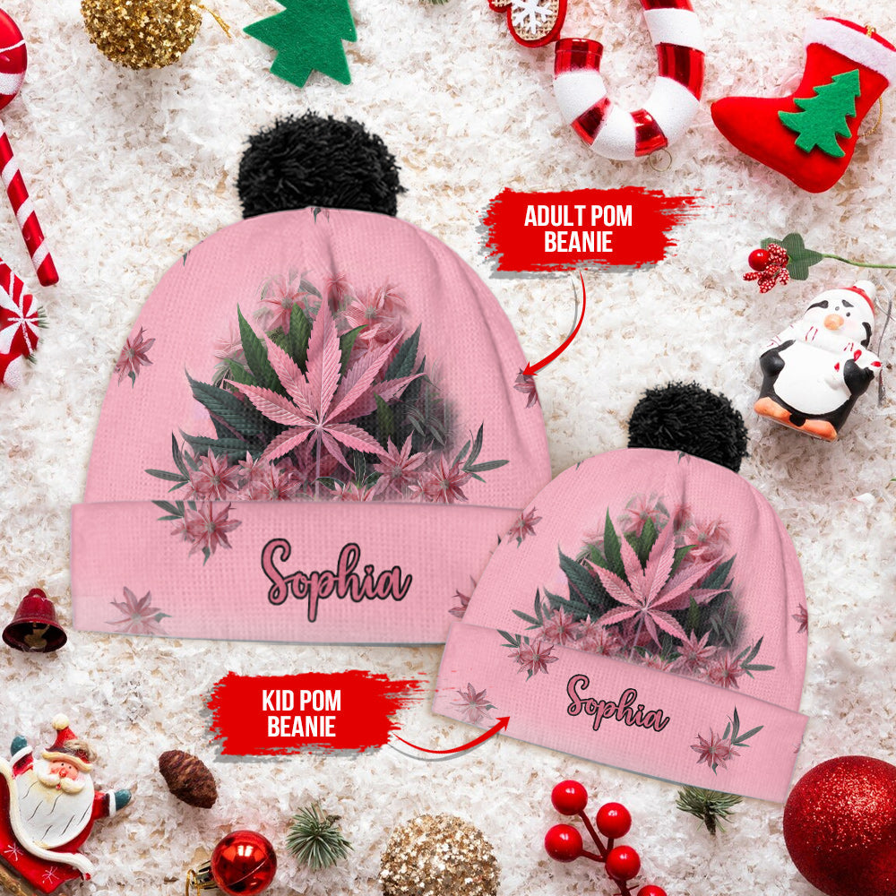 Pink Stoner - Personalisierte Weed-Mütze