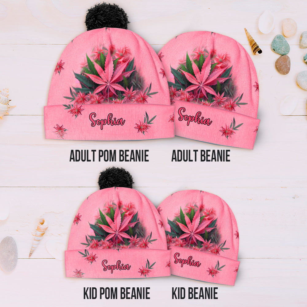 Pink Stoner - Personalisierte Weed-Mütze